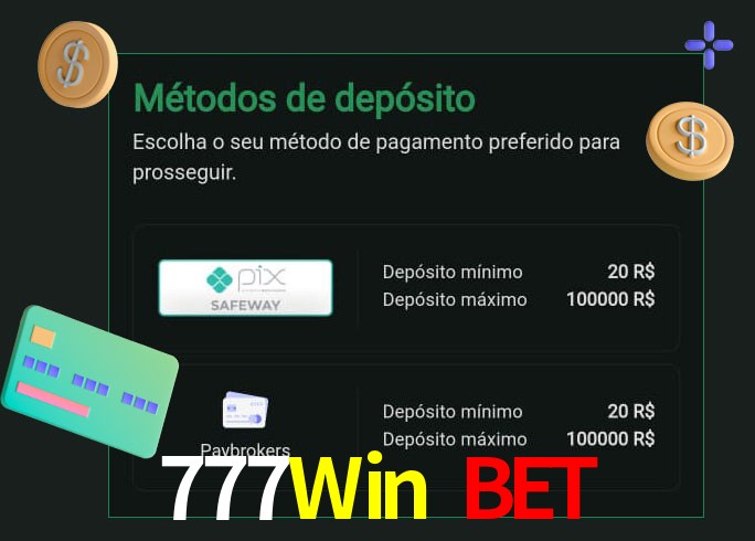 O cassino 777Win Bet oferece uma grande variedade de métodos de pagamento